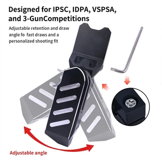 IPSC ยุทธวิธีการแข่งขัน Quick Draw Holster อลูมิเนียม Glock/CZ/SHADOW2/SV/STI/1911 Series Fast Shot Holster