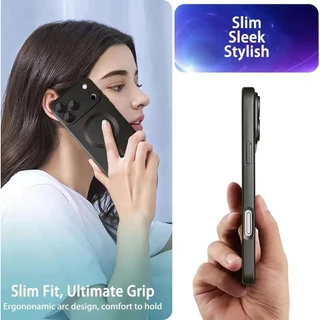 SAMSUNG สีทึบใหม่พร้อมเคสแม่เหล็กสําหรับSamsung Galaxy S26 S25 S24 S23Ultra Plus A17 A16 A56 A55 A15 5GSilicone Soft TPUเคสโทรศัพท์ฝาครอบ