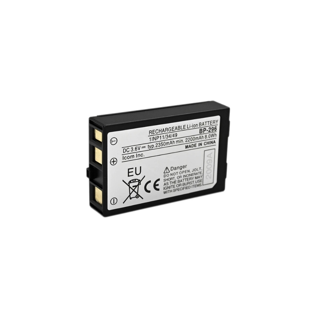 BP296 แบตเตอรี่ Li-ion 3.6V 8Wh 2350mAh สําหรับ ICOM IC-M37 IC-M37E M37 M37E มือถือ VHF Marine วิทยุ
