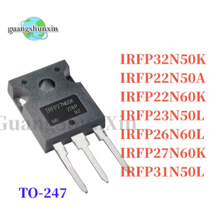 5PCS ใหม่ IRFP32N50K 32N50 TO247 IRFP31N50L IRFP27N60K IRFP26N60L IRFP23N50L IRFP22N60K IRFP22N50Ay 