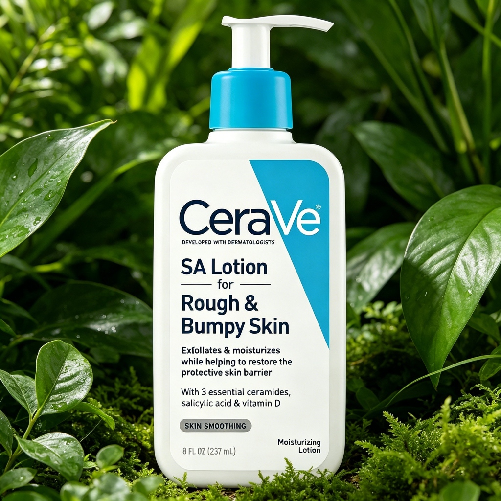 CeraVe SA Lotion 237ml | มอยเจอร์ไรเซอร์กรดซาลิไซลิกสําหรับการดูแลผิวที่เนียนนุ่มและเป็นบ่อ