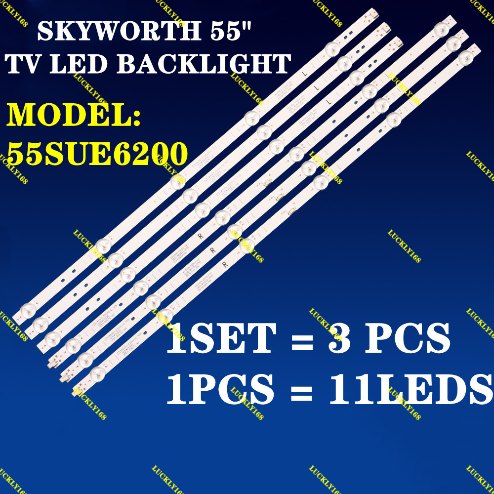 SKYWORTH TV) 55" BACKLIGHT(LAMPU 55 INCH LED TV BACKLIGHT 55SUE6200 pxc9 " (LAMPU )