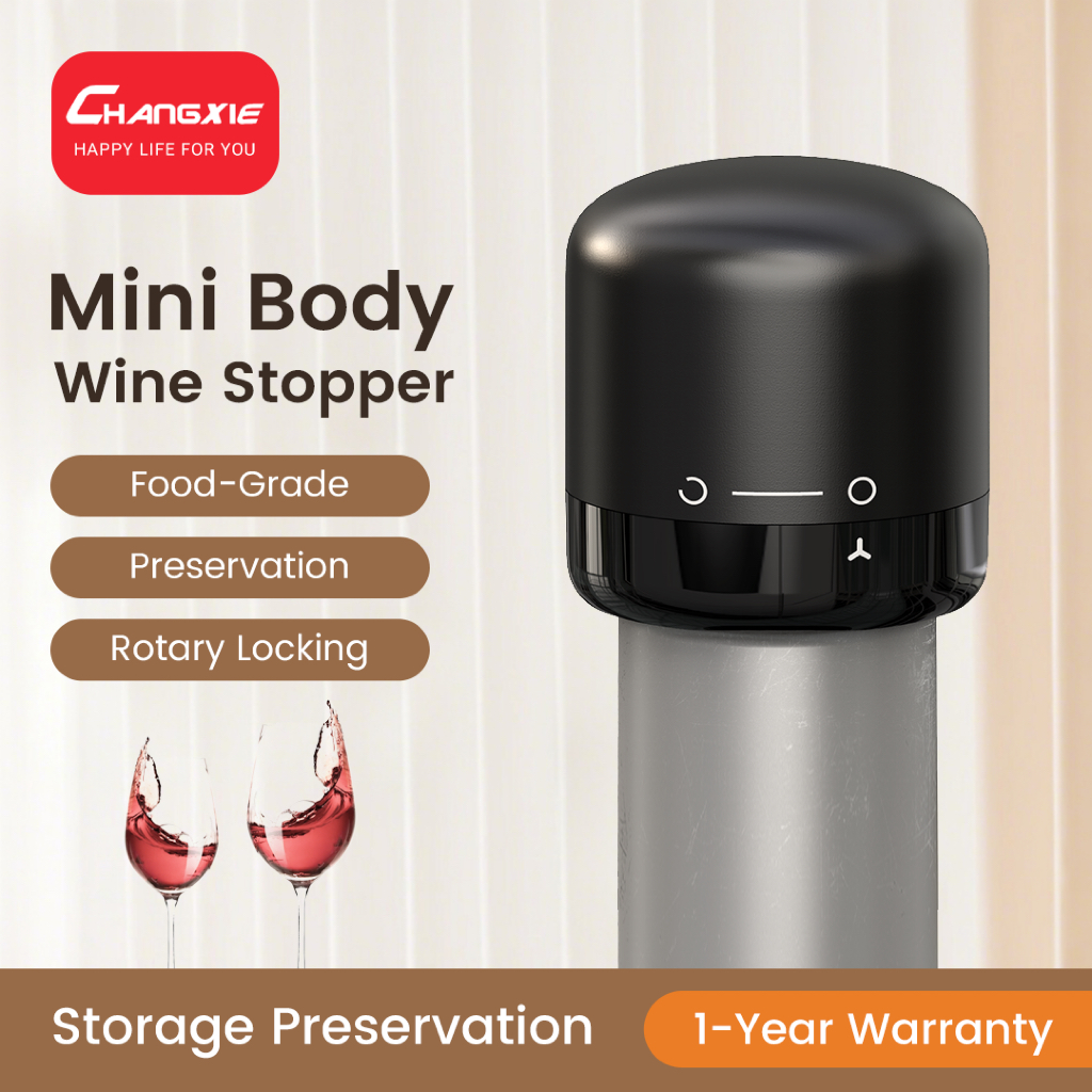 CHANGXIE จุกไวน์ Wine Stopper จุกปิดขวดไวน์ จุกขวดไวน์ ฝาขวดไวน์ จุกขวดเหล้า จุกขวดเบียร์ รองรับปากขวดเส้นผ่าศูนย์กลาง 18-19 มม.