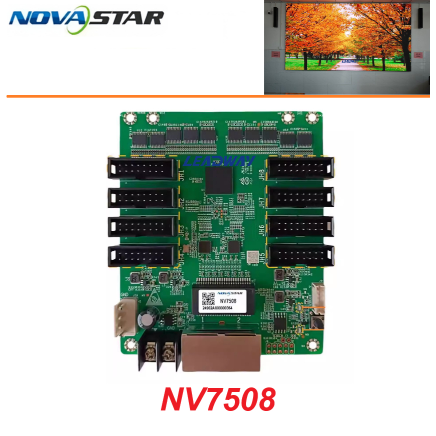 NovaStar การ์ดรับ NV7508 NV7512 NV7516 N3210 DH7508-S DH7512-S DH7516-S NV3210 MRV208-1 จอแสดงผล LED แผงรับการ์ดจอแสดงผล LED จอแสดงผล LED การ์ดควบคุมหน้าจอสําหรับ P2 P2.5