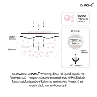 เซรั่มบํารุงผิวหน้า Dr.PONG 28D ลดจุดด่างดํา ผิวกระจ่างใส ขนาด 16 มล.