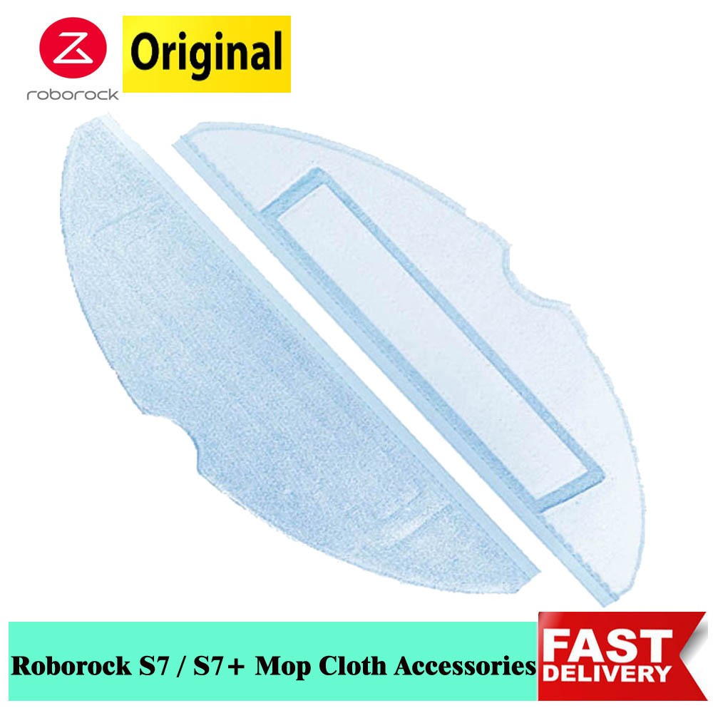 Original S7 Vibraris Blue Mop ผ้าอะไหล่สําหรับ Roborock S7 / S7 Plus เครื่องดูดฝุ่นอุปกรณ์เสริม Mops