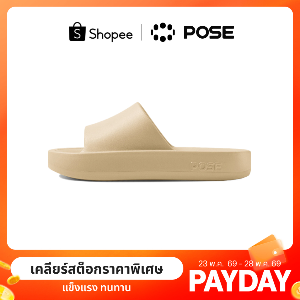 【Livestream】POSE รองเท้าแตะ กันลื่น เหมาะกับใส่ในบ้าน ห้องน้ํา ห้องอาบน้ํา สําหรับผู้หญิง และผู้ชาย Ps4621