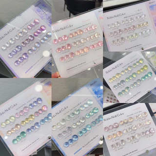 【พร้อมส่ง】 มี 12 รุ่น RABIA 9 สี สีเจลแคทอายเนื้อซาติน + สีเจลแคทอายลูกแก้ว สีสวยแน่นชัด ติดทนนาน พร้อมชาร์ทโชว์