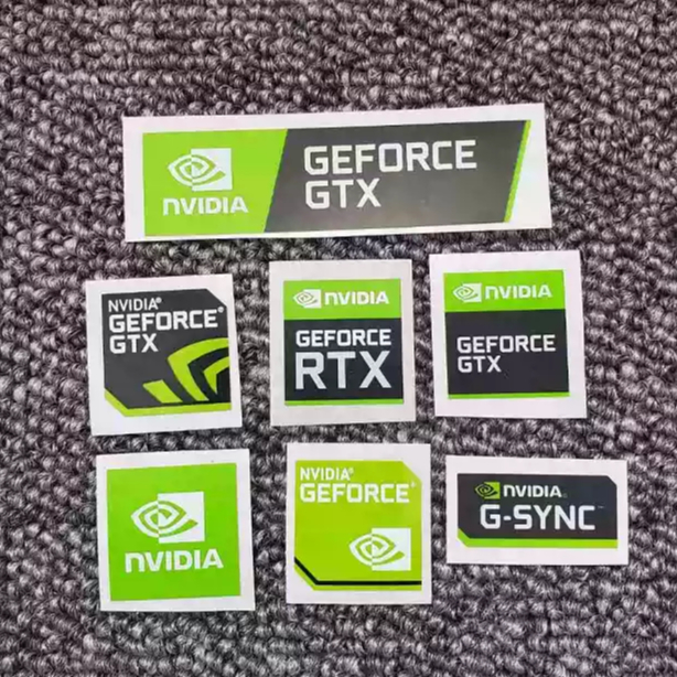 NVIDIA GPU สติ๊กเกอร์แล็ปท็อป GTX GEFORCE CUDA รูปลอก