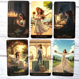 The Luminal Journey TarotOriginal 78-Card Deck (70120mm) ประกอบด้วยคู่มือ PDF สากลสําหรับการอ้างอิง การสํารวจ และการเจริญเติบโตส่วนบุคคล