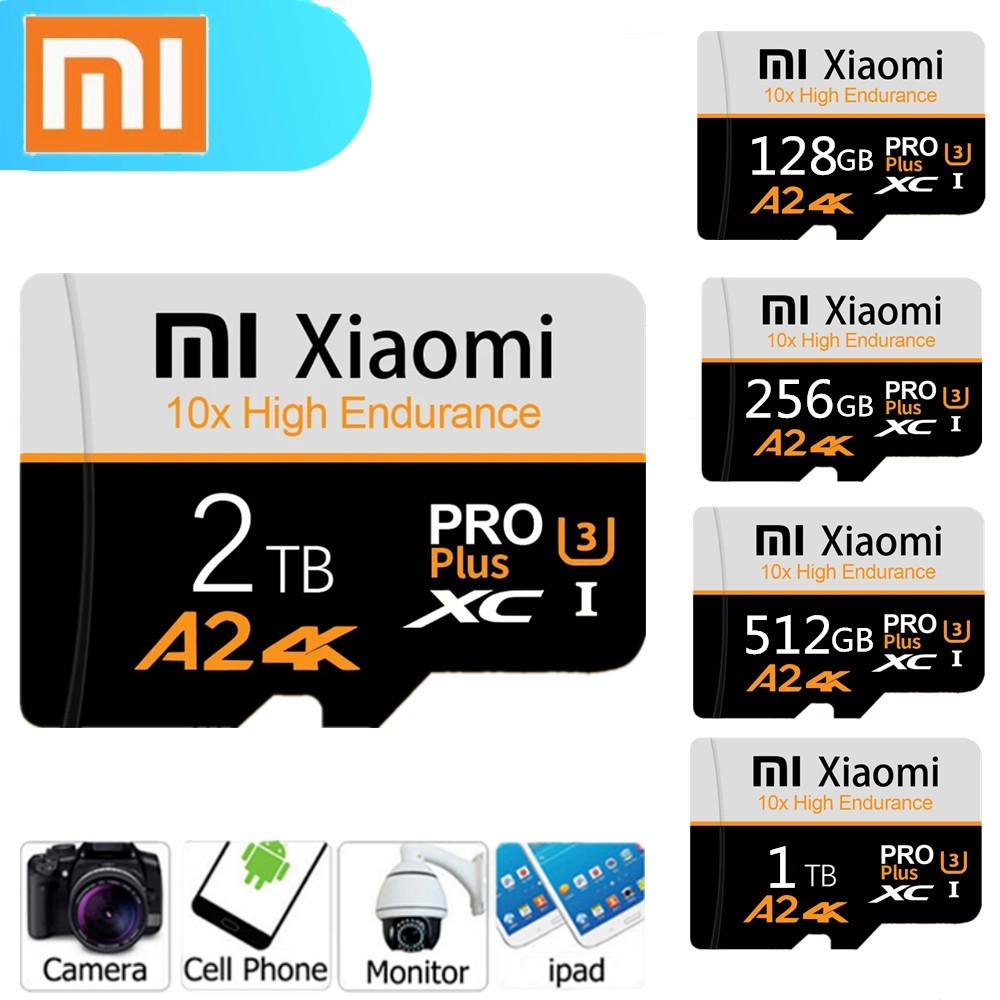 ความเร็วสูง C10 SD การ์ด 2TB 1TB 512GB 256GB การ์ดหน่วยความจําแฟลช Micro SD การ์ดสําหรับโทรศัพท์มือถ