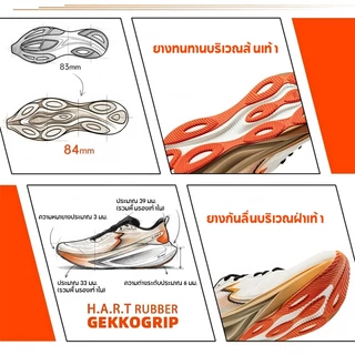 【361 Degrees】 Eleos 2.0 Plus│รองเท้าวิ่งคุณภาพสูง ยางRPUพิเศษ กันลื่นสูง ความทนทานยิ่งขึ้น วัสดุอเนกประสงค์ 672612224
