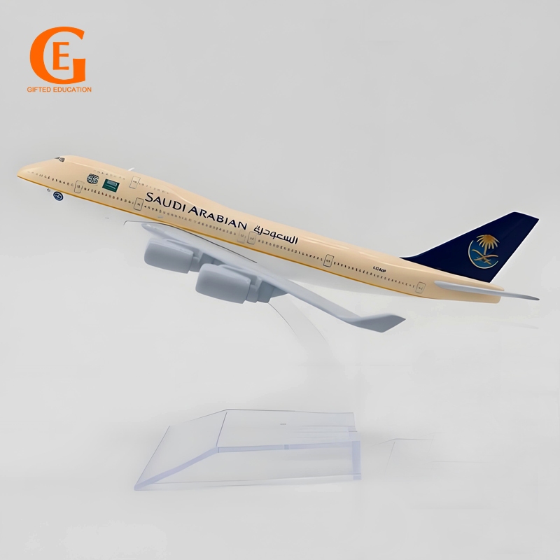 Saudi Arabian Airlines Boeing 747 เครื่องบินรุ่น B747 โลหะผสมDiecast Aeroflotเครื่องบินของเล่น