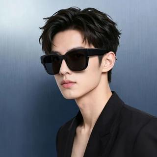 2 IN 1 แว่นตากันแดด แฟชั่นเกาหลี แว่นกันแดดครอบแว่น กัน UV99% ตัดแสงจ้า ปรับรูปหน้า เหมาะทุกหน้า ชาย/หญิง