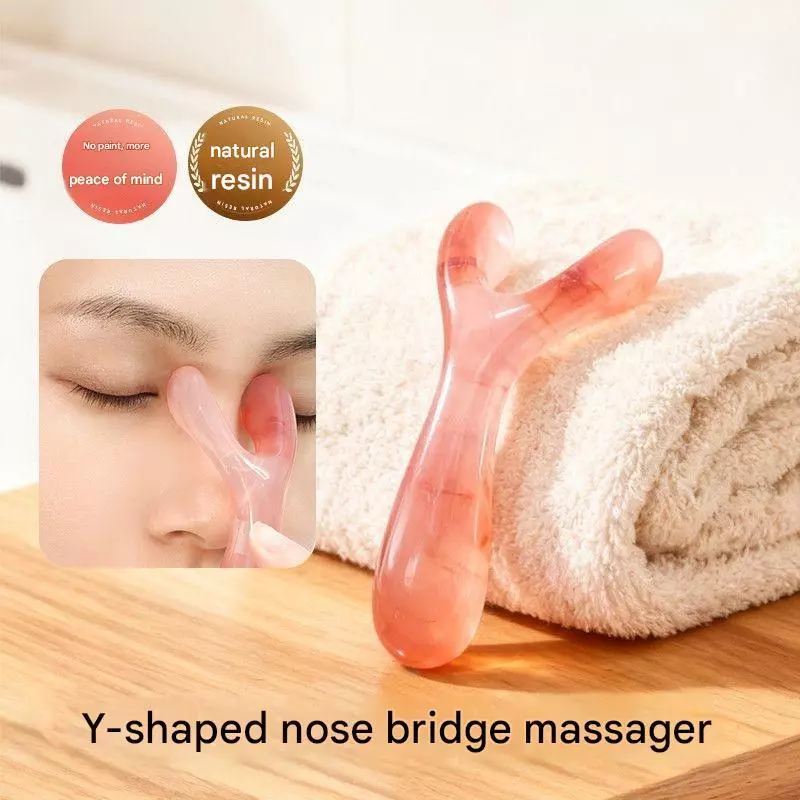 จมูก Slimmer นวด Guasha Board Stick จมูก Lifter Shaper V face Jawline Skin Care เครื่องมือเครื่องนวดหน้าเครื่องมือลดริ้วรอยขูดสุขภาพ Meridian นวดสําหรับสุภาพสตรี