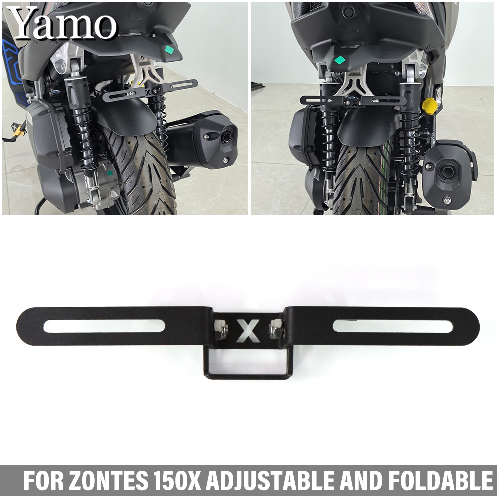 สําหรับ ZONTES 150X ดัดแปลงหางสั้นผู้ถือป้ายทะเบียน ZT 150 X ผู้ถือป้ายทะเบียนอุปกรณ์เสริม