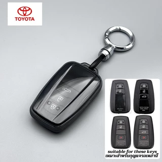 โปร่งใสกุญแจรถสําหรับ Toyota Corolla Cross 2025 2026 Hybrid Camry 2019-2023 Altis 2020 CHR RAV4 Prado Prius Remote Key Protector