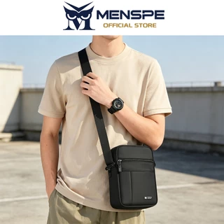 MENSPE กระเป๋าสะพายไหล่สำหรับผู้ชาย ผ้าอ็อกซ์ฟอร์ด กันน้ำ ความจุขนาดใหญ่ น้ำหนักเบา สะพายข้าง เล่นกีฬา