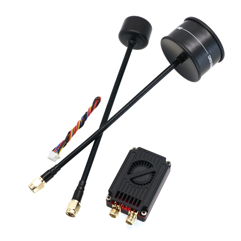 RUSHFPV OverShoot 1.3G/3.3G Dual-Band 4W VTX เครื่องส่งสัญญาณรองรับ IRC Tramp Protocol 7-30V วิดีโอส