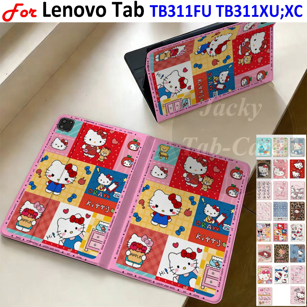 สําหรับ Lenovo Tab TB311FU TB311XU TB311XC 10.1 การ์ตูน KT Cat กรณีแท็บเล็ต K10C ฝาครอบ