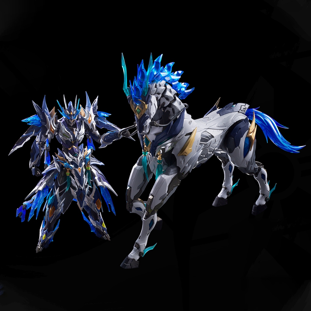 HIPLAY MOTOR NUCLEAR Zhao Yun & Jade Orchid White Dragon Horse Star of Providence Alloy Model Kit