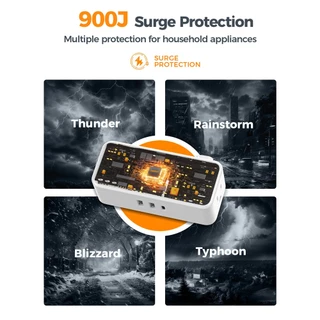 TESSAN ปลั๊กไฟพ่วง USB+Type-C หัวแบนบาง ปลั๊กอเนกประสงค์ มีมอก. แท้ สำหรับเดินทาง ทนทาน
