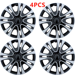 4 ชิ้น ฝาครอบดุมล้อ Universal Hub Cover R12 ถึง R16 ดัดแปลงชิ้นส่วนล้อรถฝาครอบล้อขอบฝาครอบ