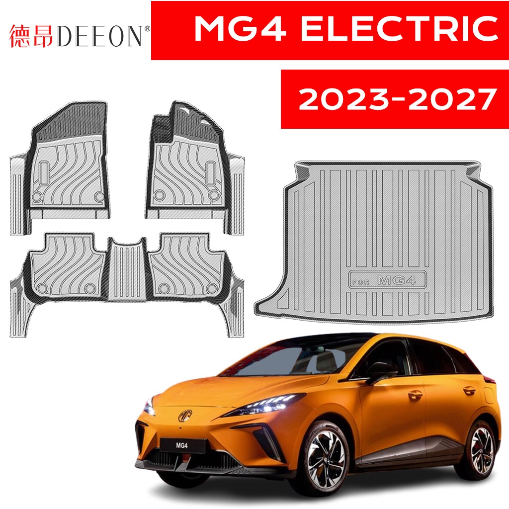 [Deeon] สําหรับ MG4 2023-2026 พรมปูพื้นรถยนต์ไฟฟ้า 3D, TPE + TPV, กันลื่นกันน้ําทนต่อการสึกหรอ