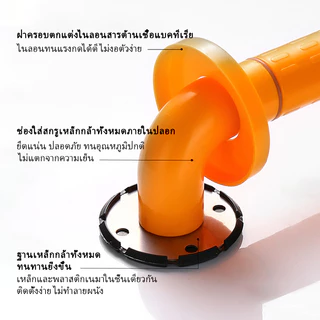 ราวจับกันลื่นพยุงตัวในห้องน้ำ สำหรับผู้สูงอายุ ผู้พิการ สินค้าคุณภาพดี ช่วยป้องกันอุบัติเหตุ