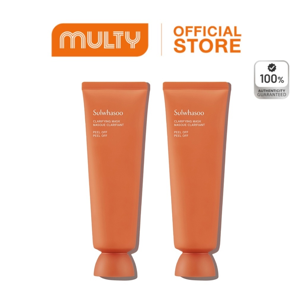 （ซื้อ1แถมฟรี1）SULWHASOO Clarifying Mask 120ml. มาสก์ชนิดลอกออก ผลัดเซลล์ผิว ขจัดสิ่งสกปรกได้อย่างอย่างสะอาดหมดจด มอบความเนียนนุ่ม