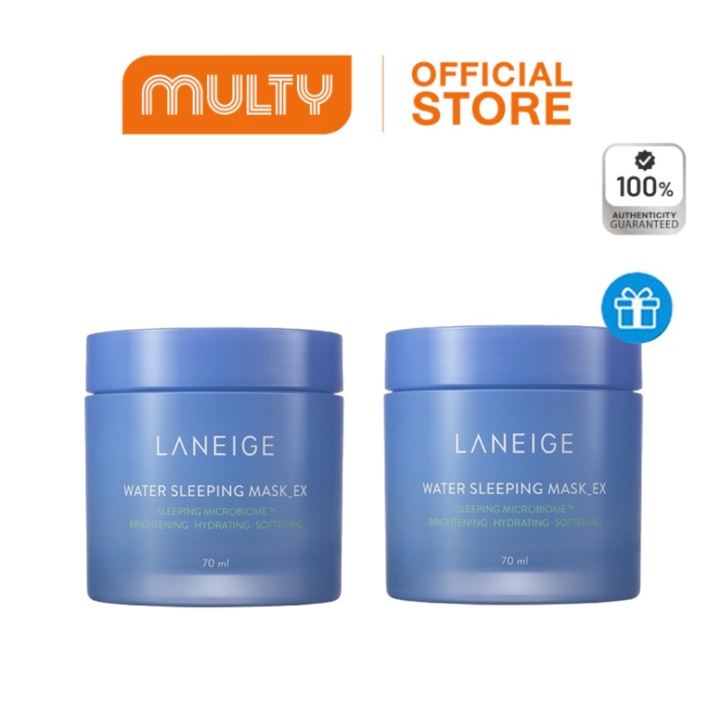 （ซื้อ1แถมฟรี1）LANEIGEลาเนจ วอเตอร์ สลิปปิ้งมาส์ก อีเอ็กซ์ ที่มาส์กหน้าข้ามคืน สลิปปี้งมาส์ก ขนาด 70 มล.