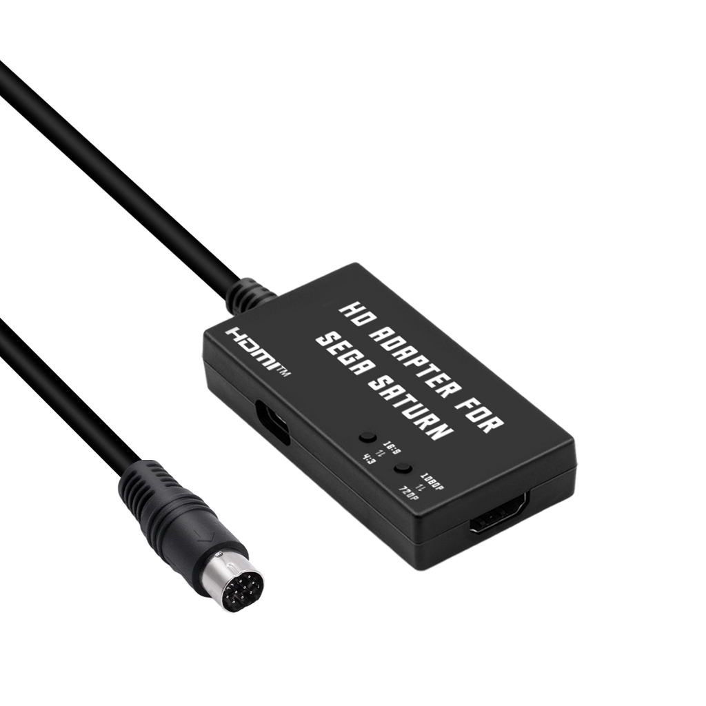 Mcbazel อะแดปเตอร์ HDMI แปลงสัญญาณเป็น HDTV แบบมัลติฟังก์ชันสำหรับเครื่องเกม Sega Saturn