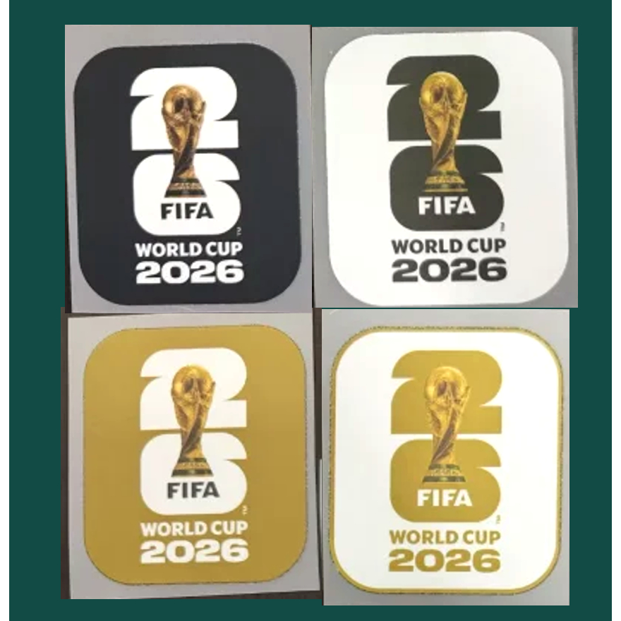 Football Patch -2026 อาร์มฟุตบอลโลกแพทช์วัสดุ PU โฆษณาแขนสูท* คุณภาพสูง 1:1*