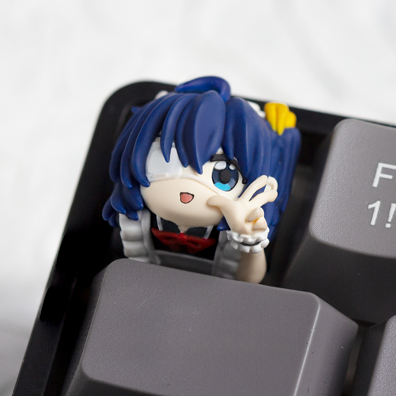 -LW- Takanashi Rikka Resin Keycaps ที่กําหนดเองคีย์บอร์ดแบบกลไกส่วนบุคคล Keycaps HE คีย์บอร์ด Keycap