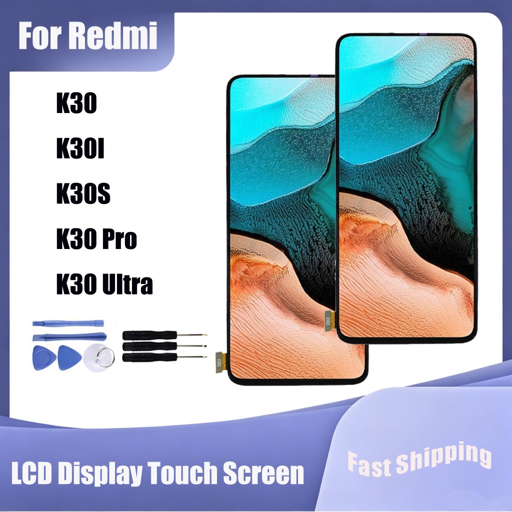 สําหรับ Redmi K30 K30I K30S K30 Pro K30 Ultra จอแสดงผล LCD Touch Screen Digitizer Assembly Replaceme