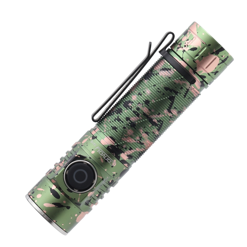 Convoy S21E camo greenSST40 SFT40 519A 21700 ไฟฉาย