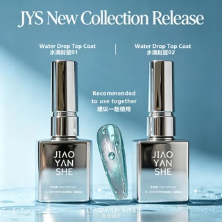 【พร้อมส่ง】 JYS ท็อปหยดน้ำ 2 steps Jiao yan she No-Wiper Water Drop Top Coat เหมาะสําหรับผลเคลือบคริสตัลฤดูร้อนเหมาะสําหรับร้านเสริมสวยและใช้ในบ้าน