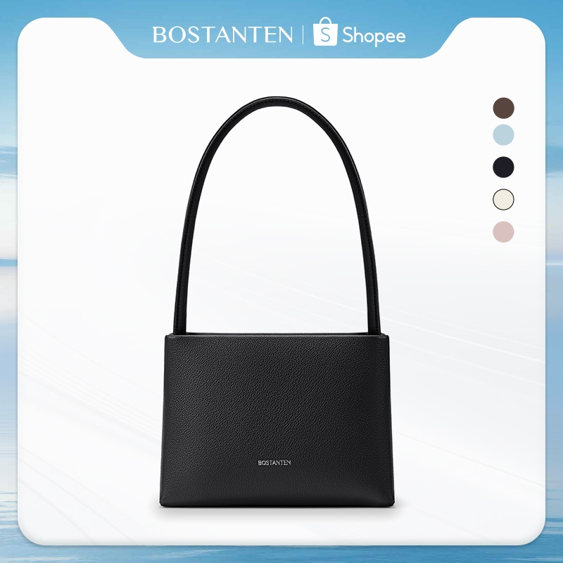 BOSTANTEN Envelope Bag กระเป๋าสะพายข้างผู้หญิง ขนาดเล็ก สไตล์เรียบง่าย สายสะพายไหล่ปรับได้ แมทช์ได้ทั้งลุคทำงาน & แคชชวล