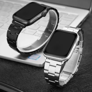 สายนาฬิกาข้อมือ สเตนเลส หรูหรา แบบเปลี่ยน สําหรับ Apple Watch Series 8 7 6 5 4 3 2 1 SE iwatch Band 38/40/41/42/44 มม. 45 มม. 49 มม.