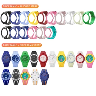 เหมาะสําหรับเคสเซรามิกดัดแปลง AP Swatch co สายซิลิโคน/เซรามิก เคส Swatch ในตัว[ไม่มีนาฬิกาพก]