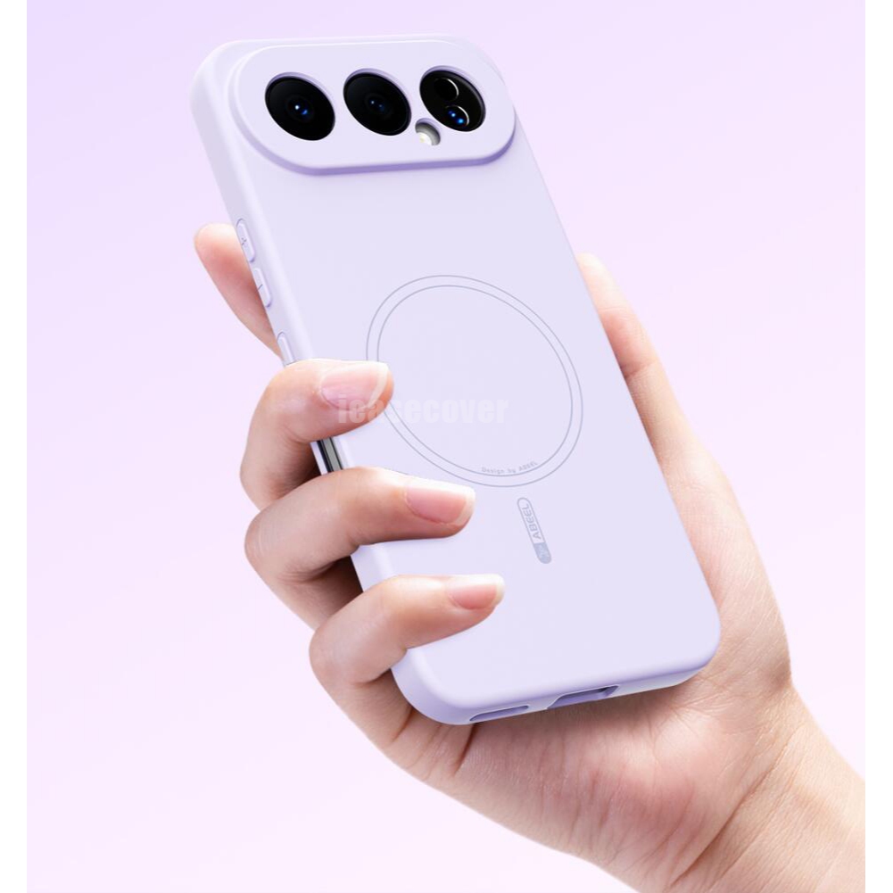 For VIVO X300 FE 5G เคสแม่เหล็กซิลิโคนเหลวหรูหราในตัวฝาครอบป้องกัน Flocking