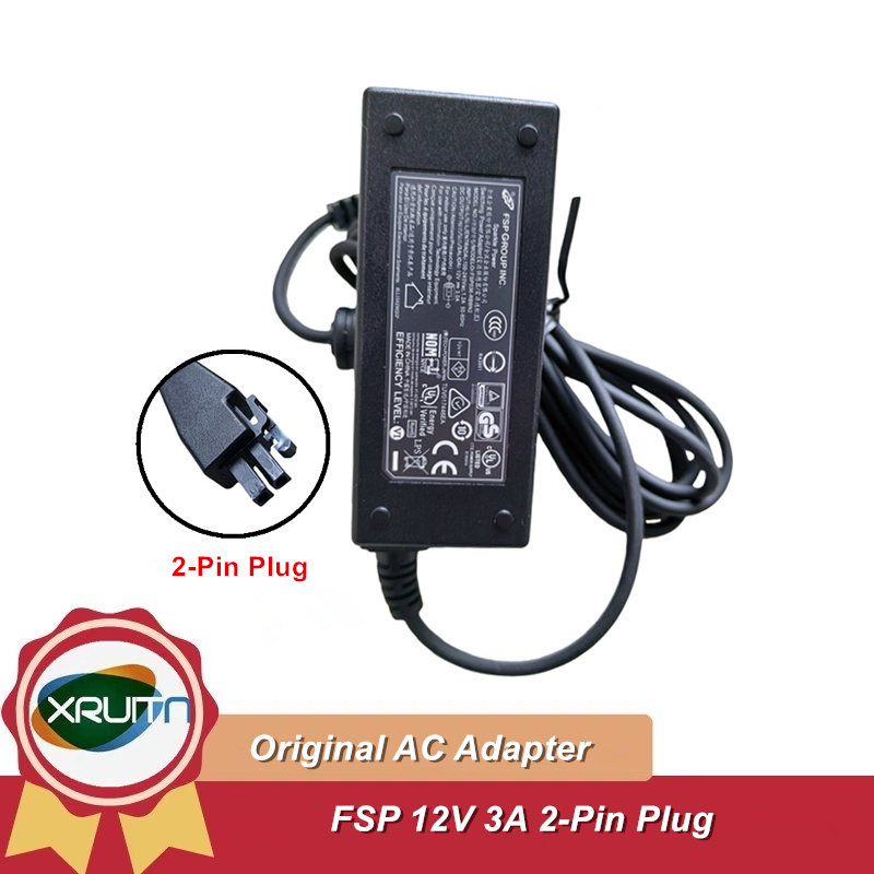 12V 3A 36W 2PIN ของแท้อะแดปเตอร์ AC FSP FSP036-RAB RBBN2 สําหรับ Fortigate Fortinet Firewall FG-60C 