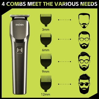 ENCHEN Beardo 2 Electric Multi-Functionnal Trimmer ปัตตาเลี่ยน ปัตตาเลี่ยนไฟฟ้า ปัตตาเลี่ยนไร้สาย ใบมีดสแตสเลส ทนทาน ชาร์จ USB ตัดผม เครื่องตัดผม ที่ตัดผม รับประกันสินค้า 1 ปี