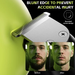 ENCHEN Beardo 2 Electric Multi-Functionnal Trimmer ปัตตาเลี่ยน ปัตตาเลี่ยนไฟฟ้า ปัตตาเลี่ยนไร้สาย ใบมีดสแตสเลส ทนทาน ชาร์จ USB ตัดผม เครื่องตัดผม ที่ตัดผม รับประกันสินค้า 1 ปี