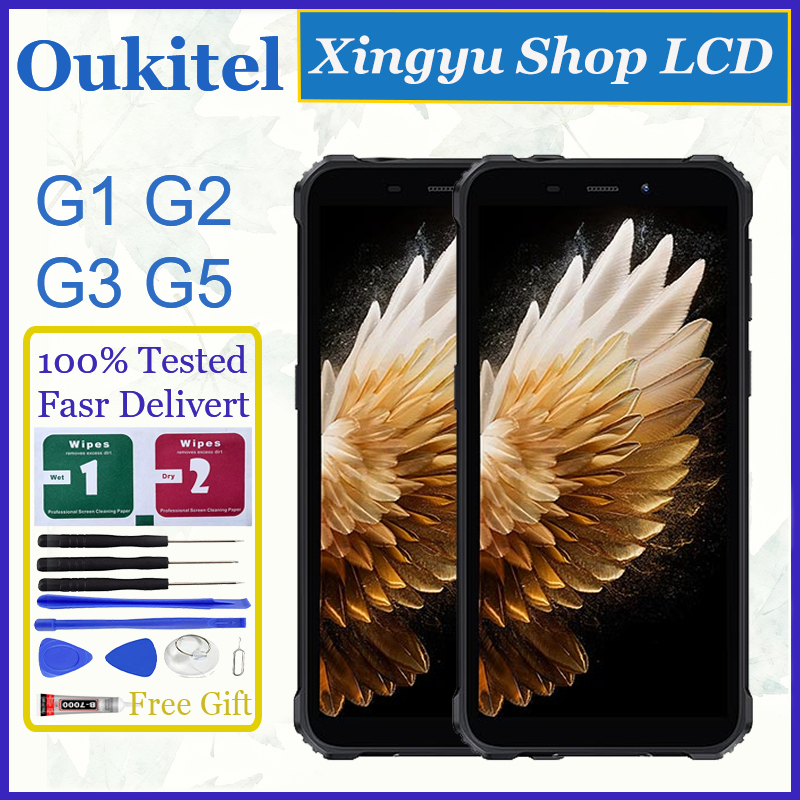 ต้นฉบับสําหรับ Oukitel G1 G2 G3 G5 จอแสดงผล LCD หน้าจอสัมผัสเปลี่ยน