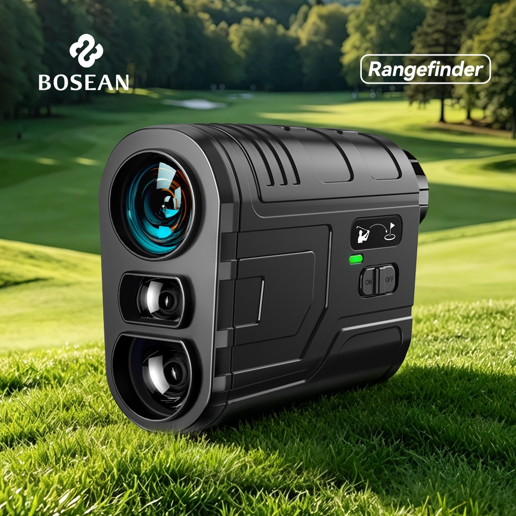 BOSEAN F1000S Rangefinder เครื่องวัดระยะ พกพาได้ เลนส์ HD 7X ระยะ 1200 หลา โหมดวัดระยะทาง โหมดวัดความลาดชัน โหมดวัดเสาธง