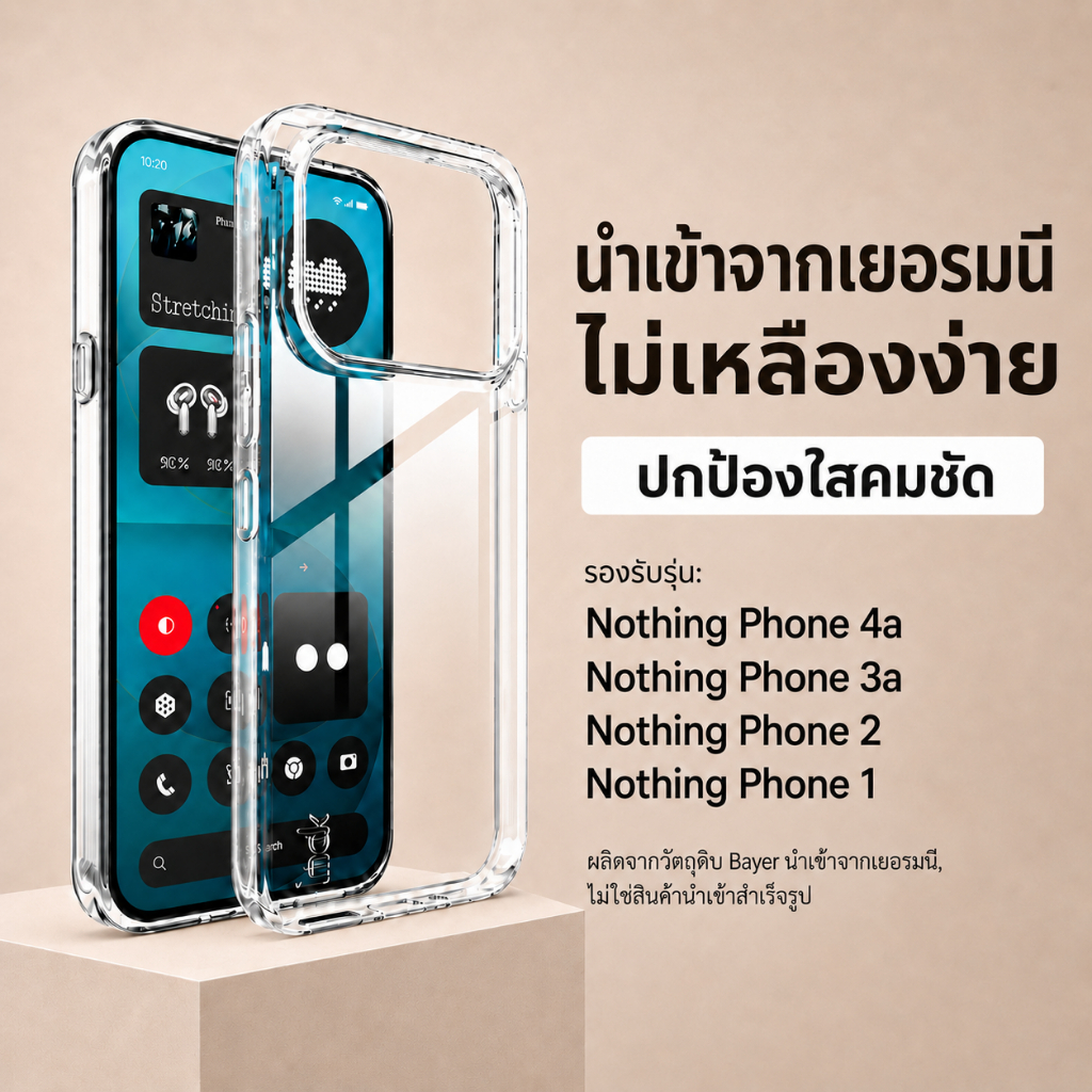 เคส Nothing Phone 4a Pro 3a Lite 3 2 1 5G IMAK UX-10 โปร่งใส TPU เคสนุ่ม