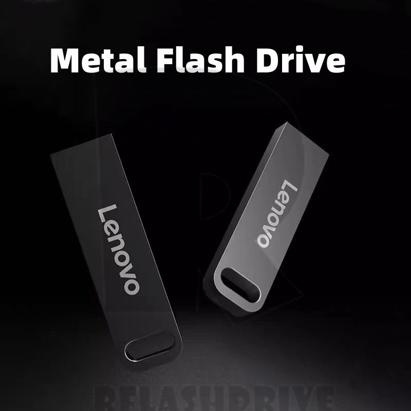 Lenovo วงกลมขนาดเล็กโลหะ USB 3.0 ไดรฟ์ความเร็วสูง 1GB 2GB 4GB 8GB 16GB 32GB 64GB 128GB 2TB Pendrive แฟลชไดรฟ์กันน้ําความเร็วสูงแฟลชไดรฟ์ Plug and Play แบบพกพา