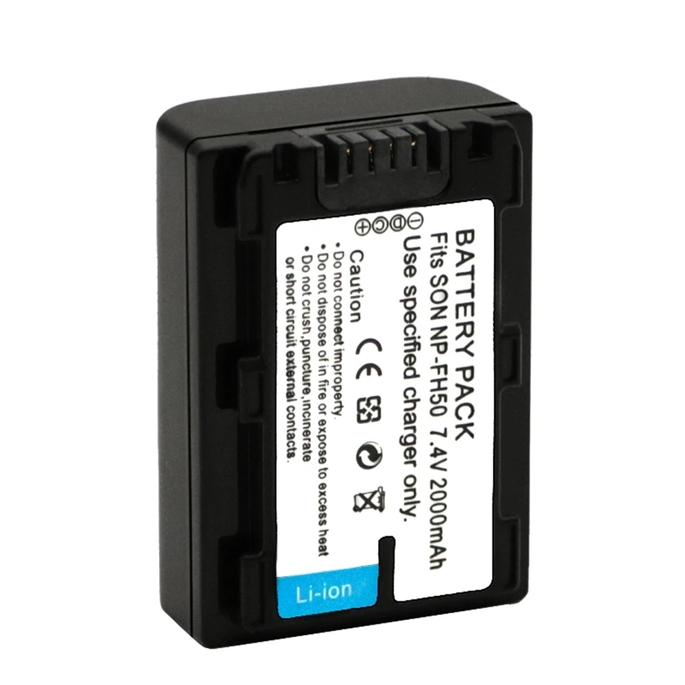 NP-FH50 NP FH50 NPFH50 แบตเตอรี่กล้องสําหรับ Sony FH70 FH100 A230 A330 A290 A380 Alpha DSLR DSC-HX1 