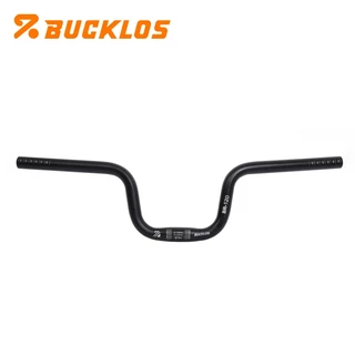 BUCKLOS Handlebar Swallow ขนาด 25.4 มม. x 580 มม., บาร์ทรง U จากอลูมิเนียม สำหรับจักรยานพับได้